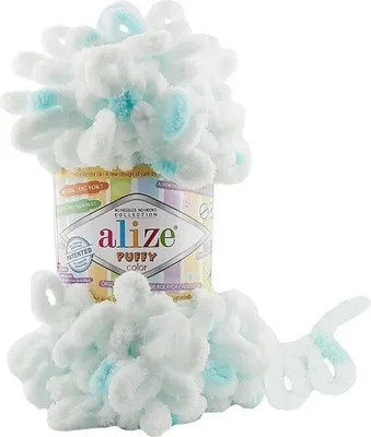 Produktbild von Alize Puffy Color 6491 Strickgarn