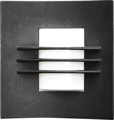 Produktbild von Konstsmide Idun Wandleuchte schwarz lackiertes Aluminium, opales Acrylglas, Hand EU 508-752