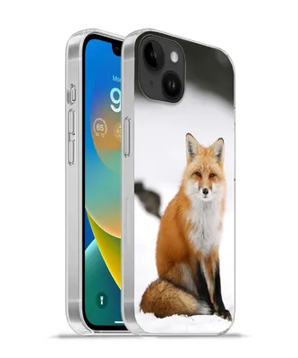 Produktbild von MuchoWow® Handyhülle Schutzhülle Hülle für Apple iPhone 14 Plus - Soft case Fuchs - Schnee - Winter Silikon Softcase Handy Hülle - Abbildung