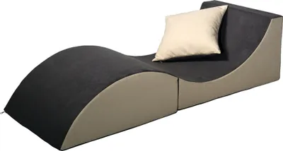 Produktbild von Loungesessel 3 in 1 multifunktional grau-beige