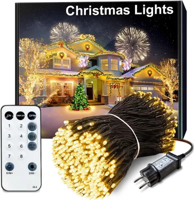 Productafbeelding van 100M kerstverlichting buiten - LED kerstverlichting geschikt warm wit