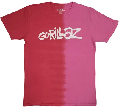 Obrázek produktu pro Gorillaz Two-Tone Brush Logo (Wash Collection) Red XL Tričko