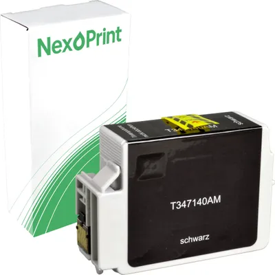 Produktbild von Druckerpatrone kompatibel zu Epson C13T347140 34XL schwarz WorkForce Pro WF-3725 DWF Epson WF-3720 DWF Epson WF-3720 DW