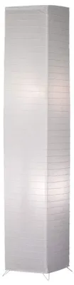 Papier-Standleuchte, 2xE27 max. 60 W, ohne Leuchtmittel, 130 cm