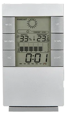 Produktbild von Wetterstation mit Digital-Uhr und Alarmfunktion 79 3262