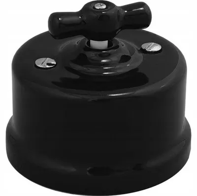 Imagen del producto de TG ELECTRO. Pulsador de timbre retro de cerámica, para montaje en superficie, color