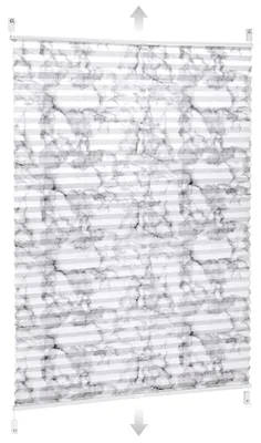 Produktbild von Plissee Klemmfix ohne Bohren 60x120cm Hellgrau Sichtschutz Blickdicht Sonnenschutzrollo Lichtschutz Faltrollo Jalousie Rollos für Fenster und Tür