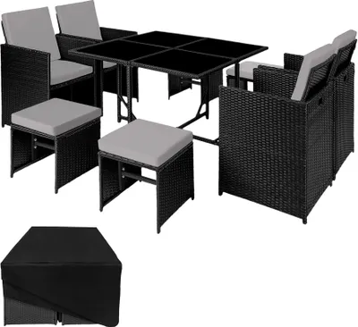 Produktbild von Rattan Sitzgruppe Bilbao für 4 bis 8 Personen