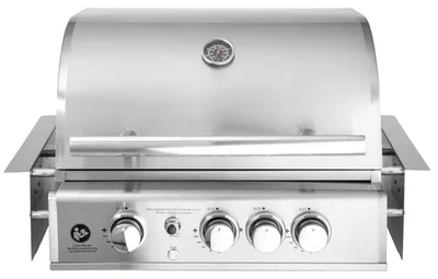 Produktbild von ALLGRILL Einbau-Gasgrill CHEF M Edelstahl Built-In Air System, 3 Brenner, Backburner 100949