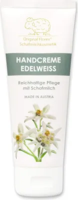 Produktbild von Florex Handcreme mit biologischer Schafmilch Edelweiß