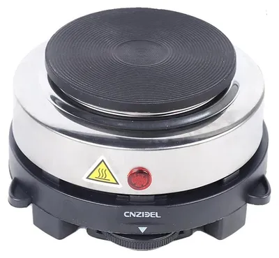 Obrázek produktu pro Elektrická varná deska, 500 W, 6 nastavení teploty, průměr 9,6 cm, kompaktní design, automatické vypnutí