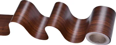 Produktbild von 1 Rolle 5 cm/10 cm x 10 m Holzmaserung Bordürenaufkleber, wasserdicht, PVC, selbstklebend, zum Abziehen und Aufkleben, Spiegelrahmen, Küche, Badezimmer, Wandbordüre, Dekoration, Tapete