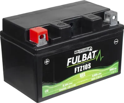 Produktbild von Fulbat FTZ10S SLA Batterie, werksaktiviert, wartungsfrei, wasserdicht