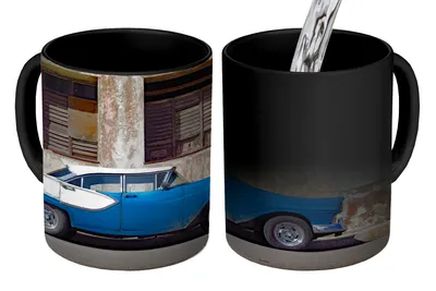 Obrázok produktu pre MuchoWow® Magický pohár Oldsmobile Auto 350 ml Pohár na zmenu farby Darček Nápad na darček - Foto hrnček