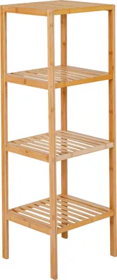Produktbild von Bambusregal, 4 Ablagen, natur