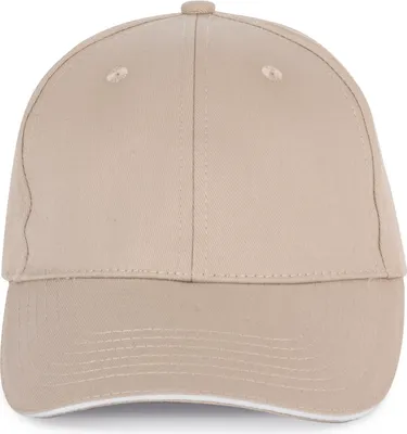 Produktbild von K-up 6-Panel-Kappe mit Kontrast-Sandwichschirm