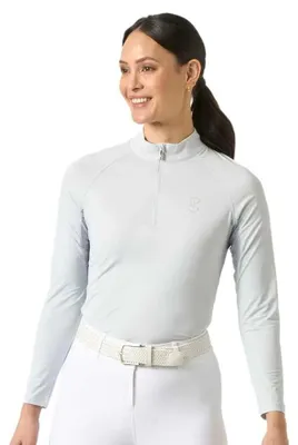 Produktbild von Ps Of Sweden Evelina Crystal Logo Top Damen Langarm-t-shirt Weiß L Frau Weiß L