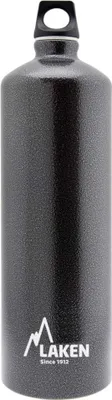 Produktbild von Laken Futura Alu Trinkflasche 1,5 L, schmale Öffnung, Schraubdeckel, Granit