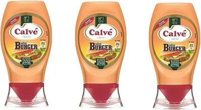 Produktbild von 3x Calvé Salsa Burger gusto extra Fritessoße Soße Sauce extra Geschmack 250ml