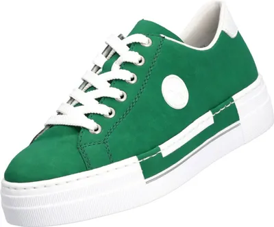 Produktbild von Rieker Damen Plateau Sneaker Grün