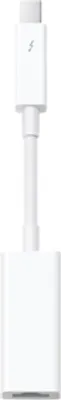 Produktbild von Apple Thunderbolt / Gigabit Ethernet, Thunderbolt, RJ-45, Weiß, Männlich/weiblich, Gigabit Ethernet, IEEE 802.3, IEEE 802.3ab, IEEE 802.3u