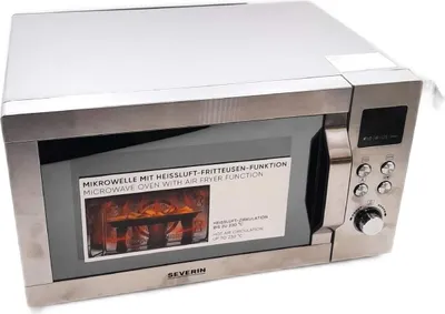 Produktbild von SEVERIN 4-in-1 Mikrowelle âCri Waveâ HeiÃluft-Funktion bis 230°C Bi Cooking