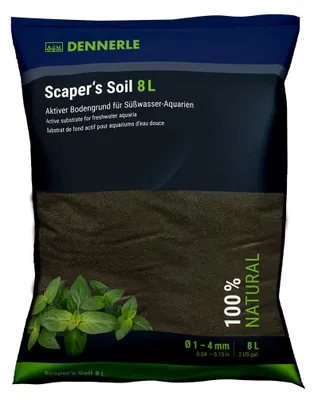 Produktbild von Dennerle Scaper's Soil 1-4 mm aktiver Bodengrund für Aquarien 8 l