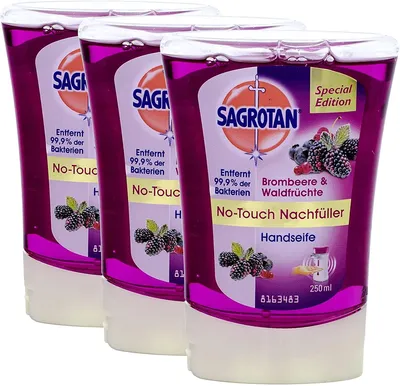 Immagine prodotto di Sagrotan No Touch ricarica mora e frutti di bosco 250ml confezione da 3 pezzi