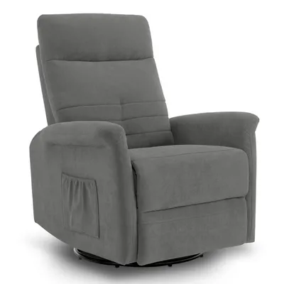 Produktbild von M MCombo Relaxsessel Fernsehsessel mit Liegefunktion Manuell, TV Sessel mit Wippfunktion & Drehfunktion, 360° Drehbar, Wohnzimmer, Schlafzimmer, 7011