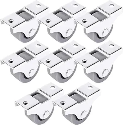 Produktbild von 8 Stück kleine Möbelrollen mit 25 mm Durchmesser