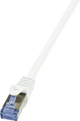Produktbild von Logilink Patchkabel mit Cat7-Rohk. Primel. S/FTP weiß 20,0m