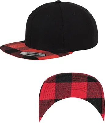 Produktbild von FLEXFIT Checked Flanell Peak Snapback Cap