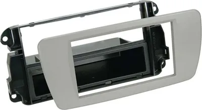 Imagen del producto de Adaptador de salpicadero 2-DIN para Seat Ibiza 2008 en adelante, color gris "Dublin"