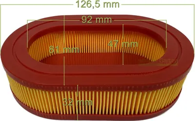 Immagine prodotto di Filtro aria per Hortmasz HD196 HD196E HD225 HD225E / 292915/1 5314 Tosaerba