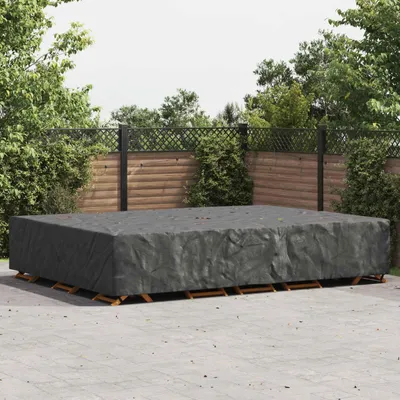 Zdjęcie produktu dla vidaXL Pokrowiec na meble czarny 400 x 300 x 70 cm 210D