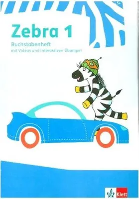 Immagine prodotto di Zebra 1. Paket: Buchstabenheft/Arbeitsheft Lesen mit digitalen Medien Klasse 1