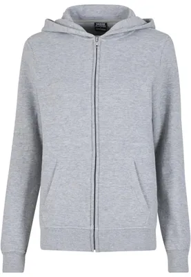 Image de Mentions légales Urban Classics Ladies Basic Essential Zip Hoody heathergrey - XXL