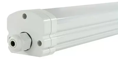 Produktbild von Ritos LED Feuchtraumleuchte Omega Grau 114cm IP65 24W 2640lm kaltweiß 6500K Tageslicht Bewegungssensor