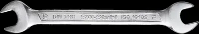 Produktbild von SW-Stahl Doppelgabelschlüssel, 41 x 46 mm 00146L