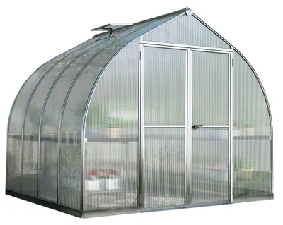 Produktbild von Palram - Canopia Aluminiumgewächshaus Bella 88 Silber 240x239x219 cm