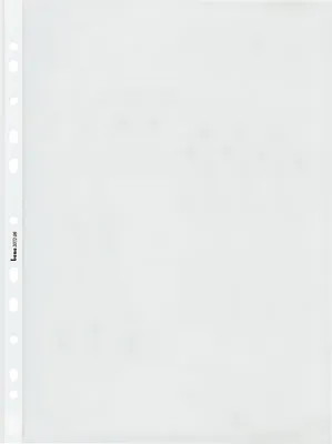 Produktbild von Lochrandhülle, A4, PVC, 100my, klar oben und seitlich offen, glatt