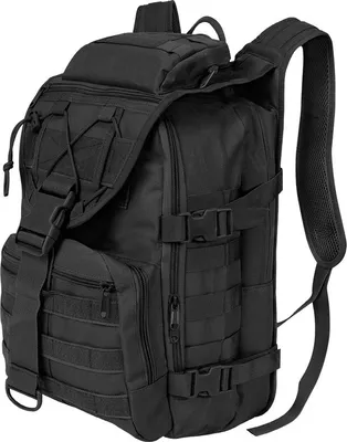 Image de (Noir) Sac de chasse multifonctions d'extérieur, camouflage, militaire, randonnée, sac à dos de camping pour la randonnée d'extérieur, le camping, le trekking, la chasse