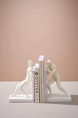 Produktbild von Famanu Bücherstützen Set – für Bücherregal – Halter für Regalbretter