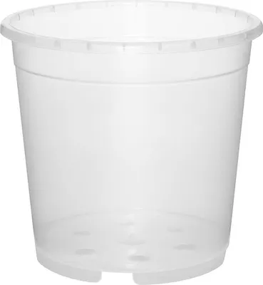 Image de Pot de culture pour orchidées tranparent Ø 12,00 cm H 11,50 cm