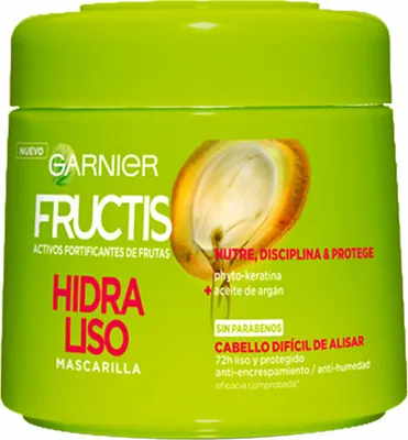 Produktbild von Garnier 3600541969728, Frauen, Widerspenstiges Haar, Alle Farben, 300 ml, Nährend, Glanz, Glättend, Weichmachend, Topf