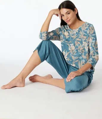 Produktbild von Schiesser Damen Schlafanzug 3/4 multicolor 3 48  ST