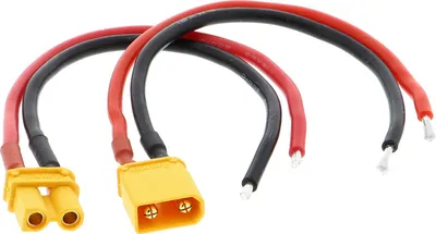 Produktbild von Stecker und Buchse XT30 18AWG mit Kabel (10cm)