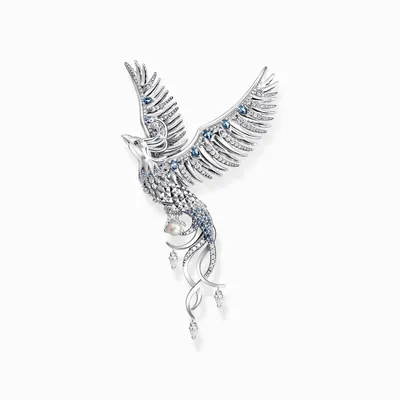 Produktbild von Thomas Sabo PE937-945-7 Anhänger Phönix mit Blauen Steinen