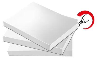 Produktbild von Protos Kellnerblock A6 klebegebunden 120 Blatt