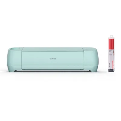 Produktbild von Cricut Explore 3 Schneidemaschine + rote permanente Folie 91 x 33 cm